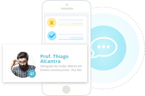 Veja comentários dos professores nas questões da Qconcursos