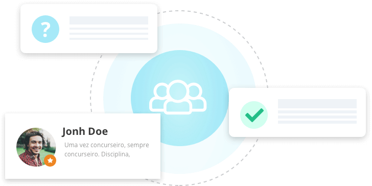 Tire Dúvidas com a comunidade da Qconcursos